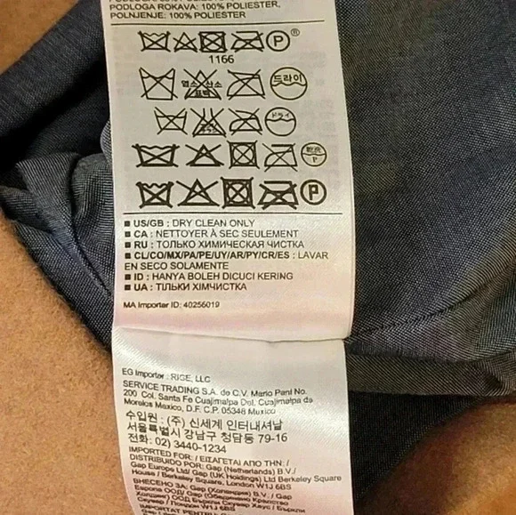 GAP Womens Vintage Moto Biker Wool Blend Tan Quilted Cropped Jacket Coat Small - Picture 12 of 15